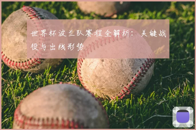 世界杯波兰队赛程全解析:关键战役与出线形势